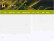 Tablet Screenshot of marijuanaweekly.com